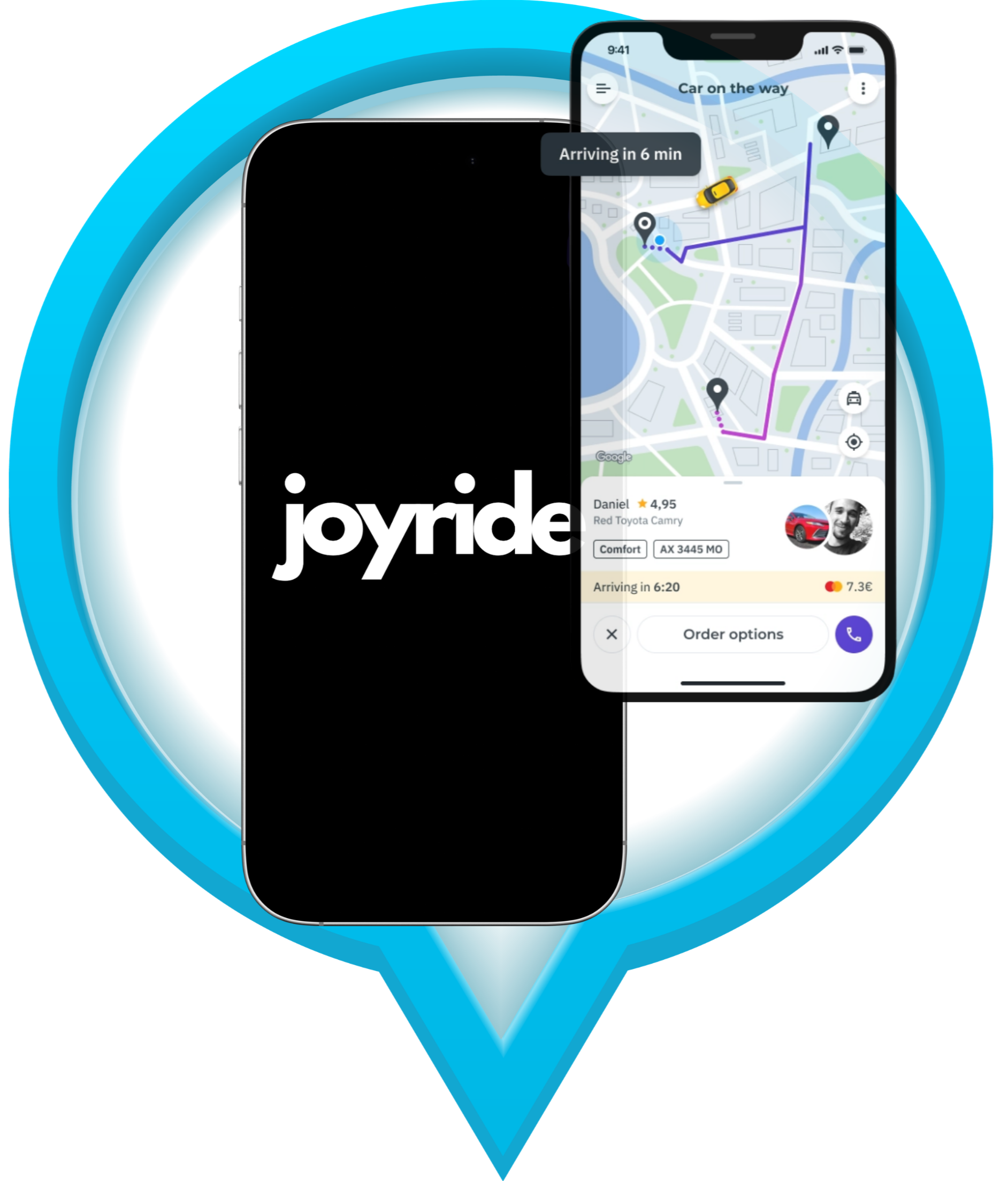 Download the new Joyride Rideshare App, schedule rides, on-demand hailed rides, and luxury transportation for airport transfers