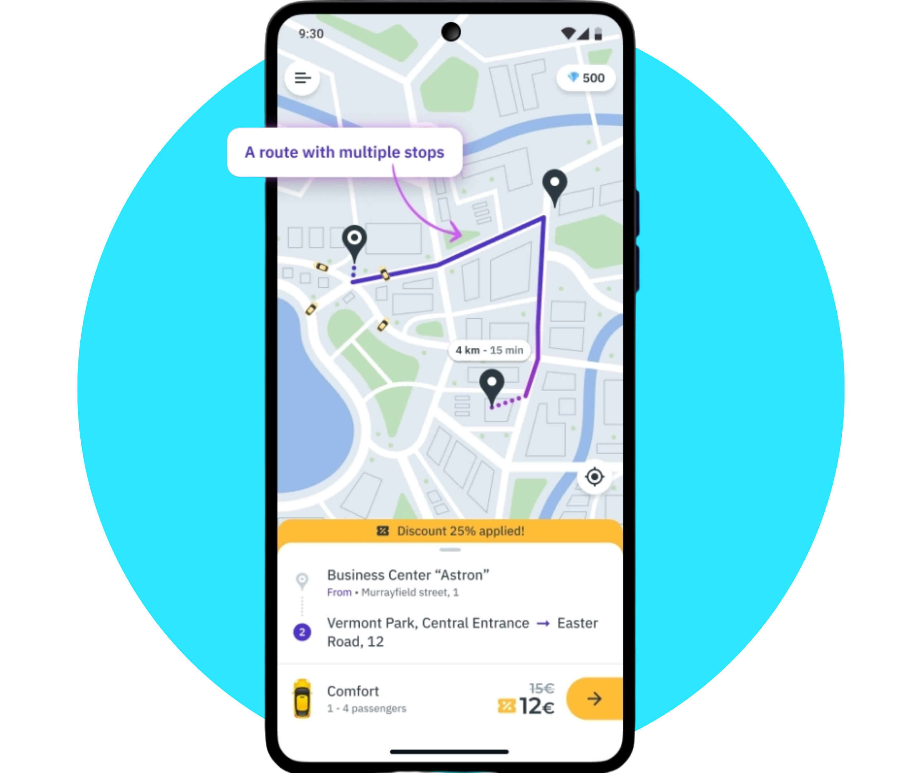 New joyride app multiple stops in single order 2